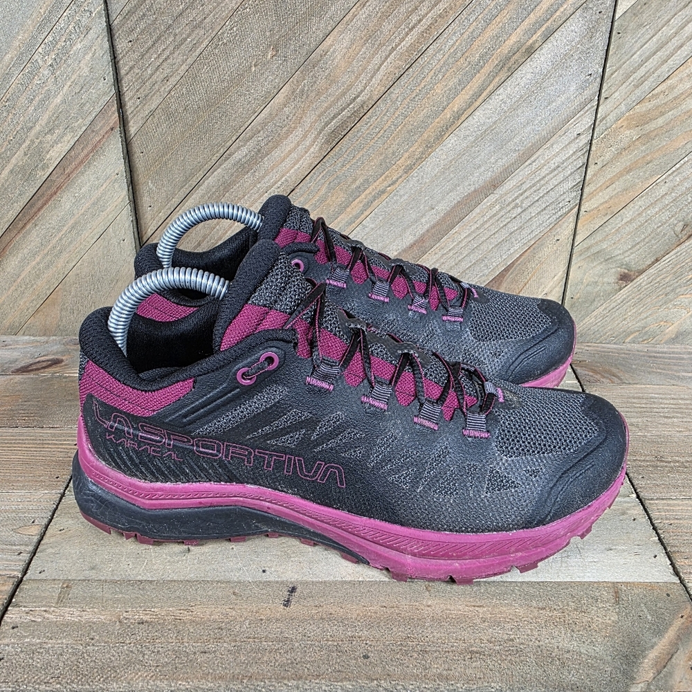 La Sportiva Black and Pink Athletic Shoes